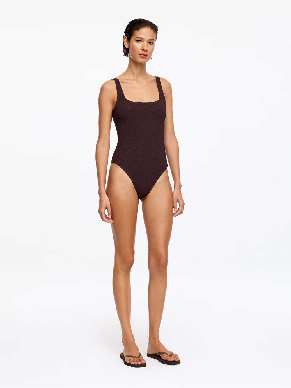 Arket Structured Swimsuit - Picture 2 of 9